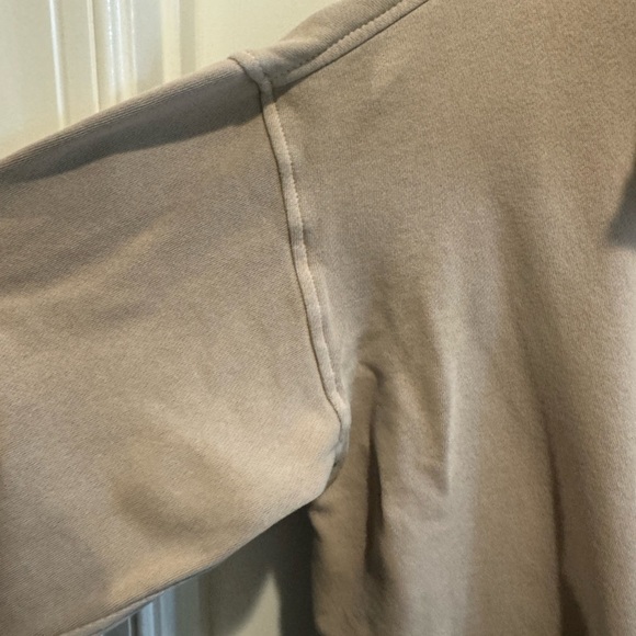 Aerie Tan Quarter Snap Pullover Sweatshirt Size S - Picture 11 of 13